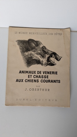 Animaux de v&eacute;nerie et chasse aux chiens courants